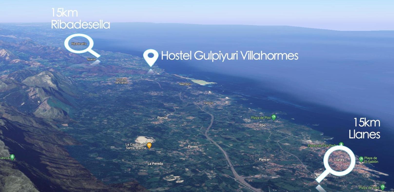 Hostel Gulpiyuri Llanes Villahormes Exterior foto